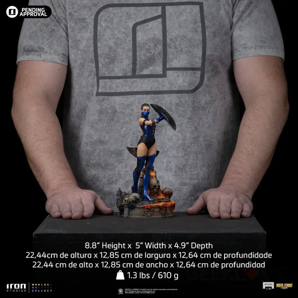 Mortal Kombat Klassic Kitana 1/10 Scale Statue Scale Figure