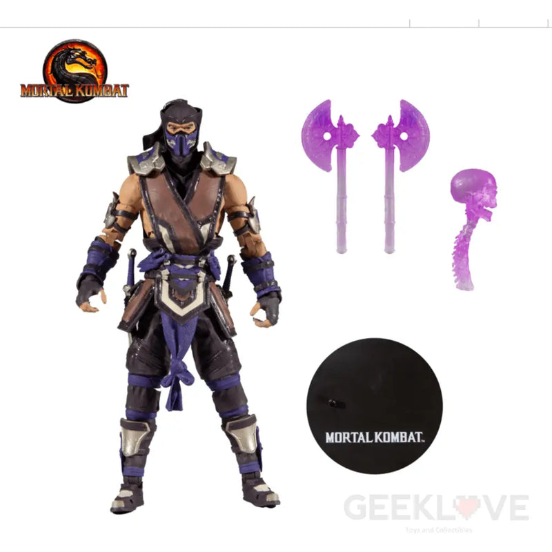 Mortal Kombat Series 5 Sub-Zero Winter Purple Variant Action Figure