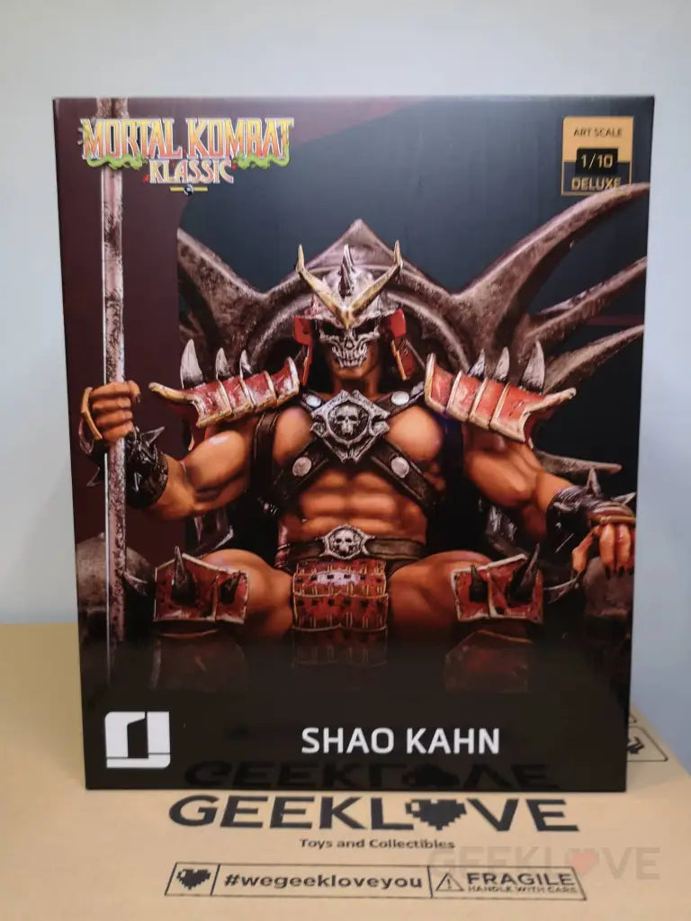 Mortal Kombat Shao Khan Deluxe 1/10 Art Scale Statue Preorder
