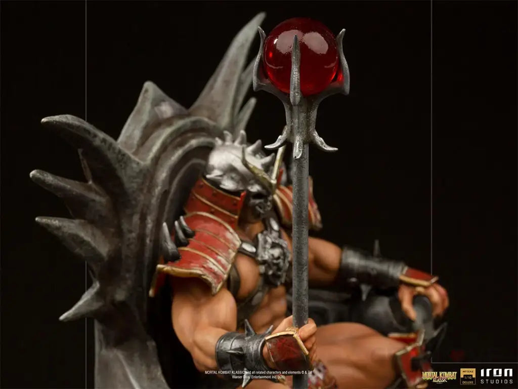 Mortal Kombat Shao Khan Deluxe 1/10 Art Scale Statue - GeekLoveph