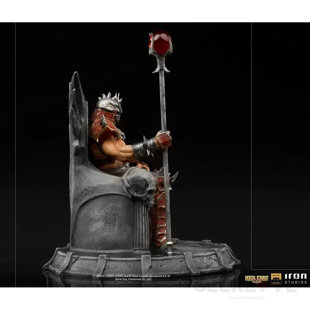 Mortal Kombat Shao Khan Deluxe 1/10 Art Scale Statue - GeekLoveph