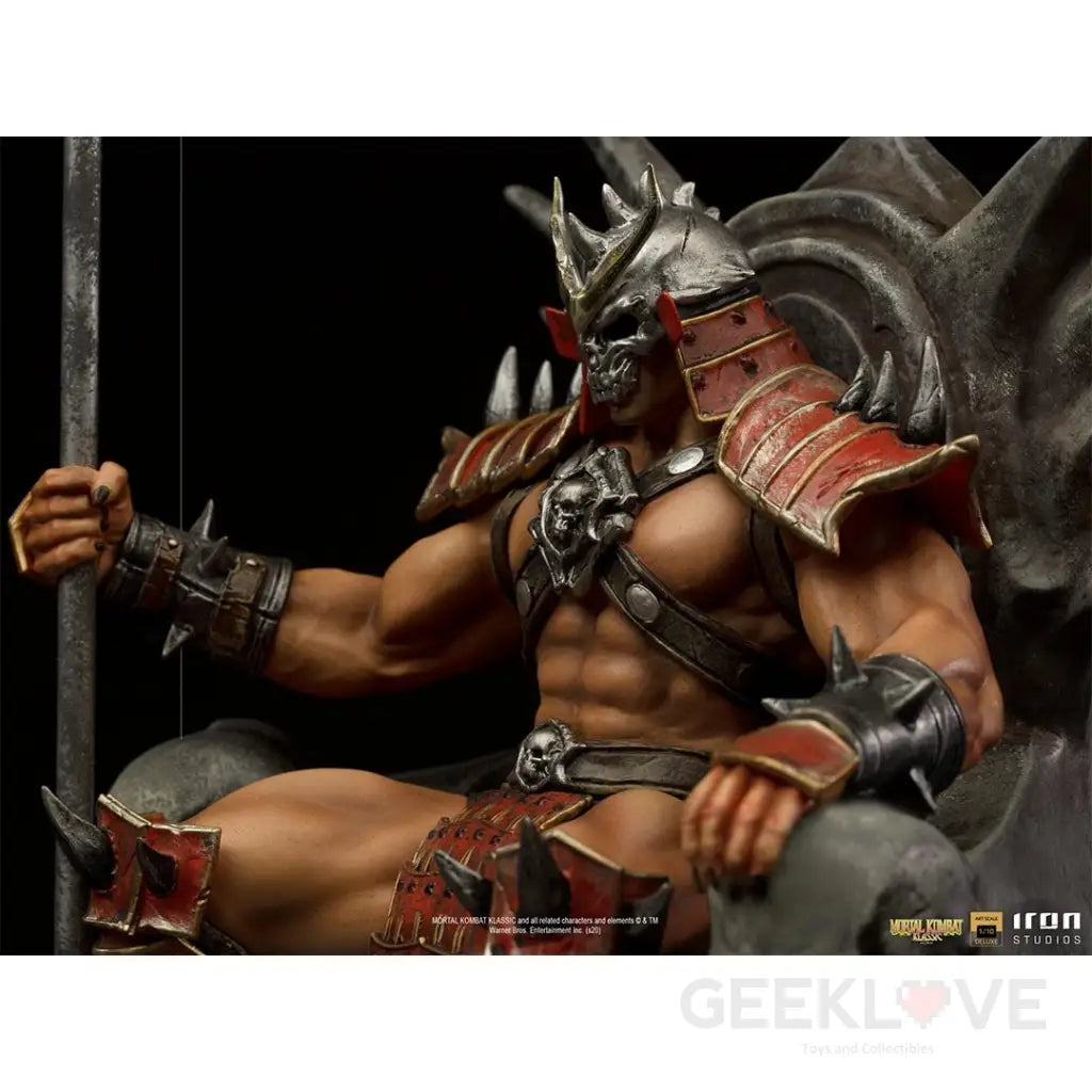 Mortal Kombat Shao Khan Deluxe 1/10 Art Scale Statue - GeekLoveph