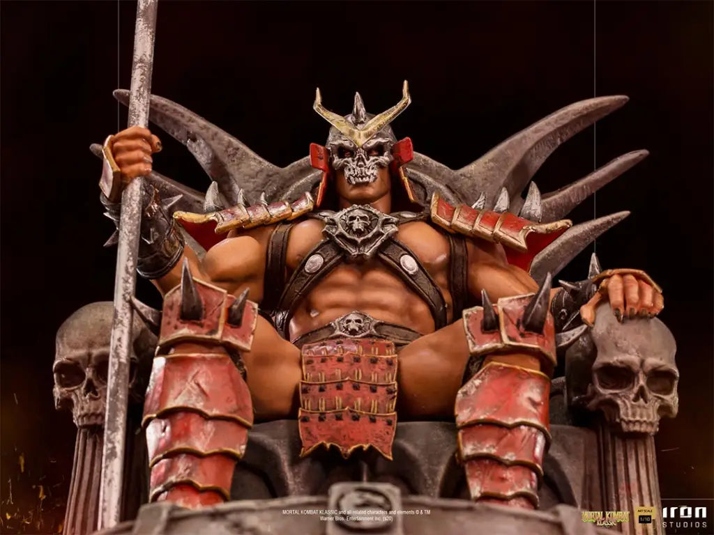 Mortal Kombat Shao Khan Deluxe 1/10 Art Scale Statue - GeekLoveph