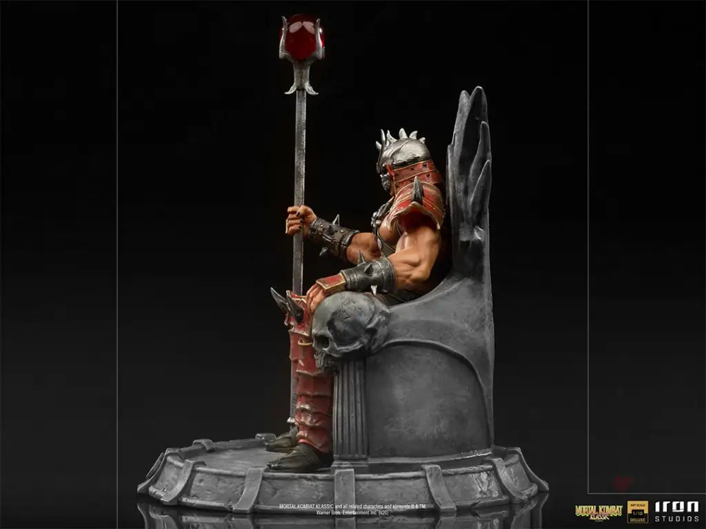 Mortal Kombat Shao Khan Deluxe 1/10 Art Scale Statue - GeekLoveph
