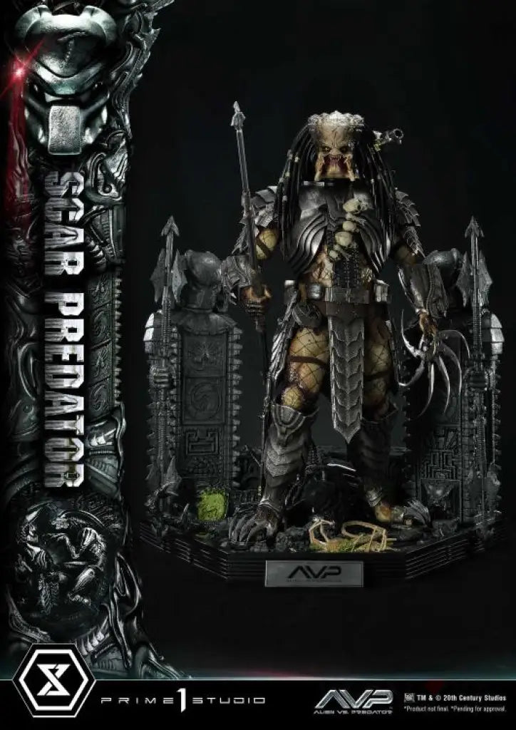 Museum Masterline Alien Vs. Predator Scar Deluxe Version Scale Figure
