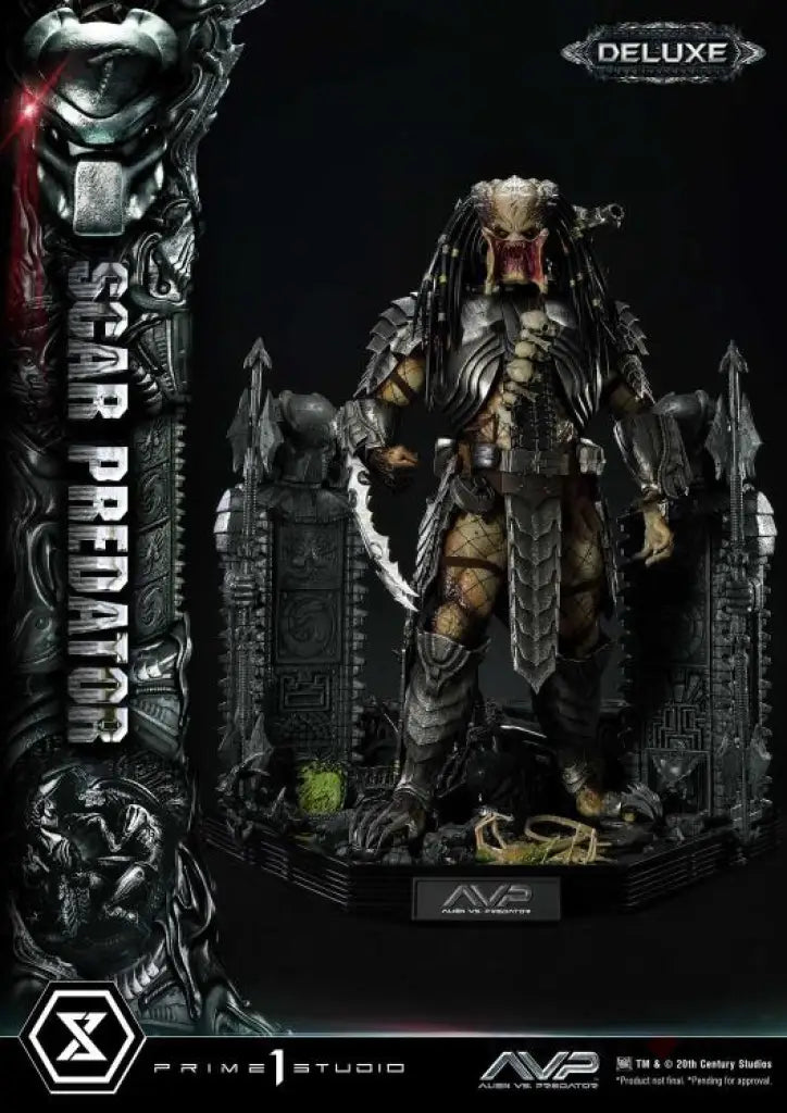 Museum Masterline Alien Vs. Predator Scar Deluxe Version Scale Figure