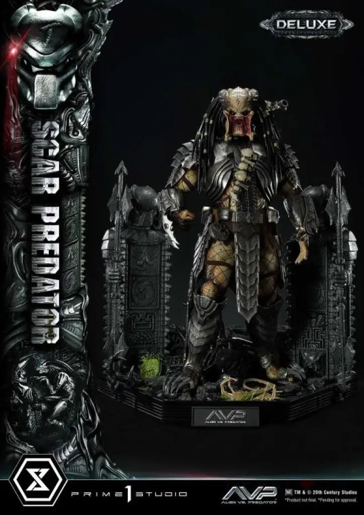 Museum Masterline Alien Vs. Predator Scar Deluxe Version Scale Figure