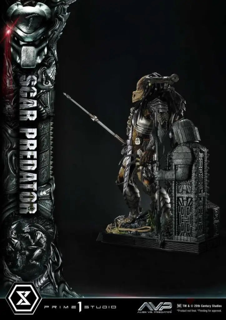 Museum Masterline Alien Vs. Predator Scar Deluxe Version Scale Figure