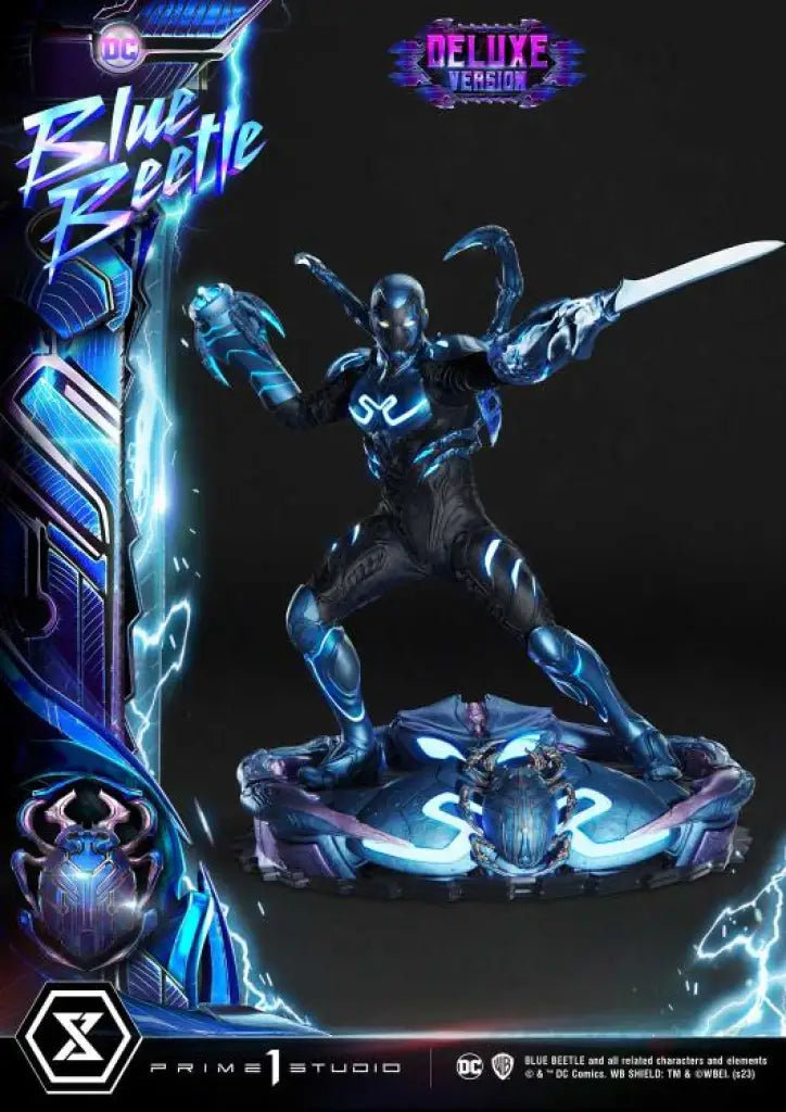 Museum Masterline Blue Beetle Deluxe Bonus Version Scale Figure