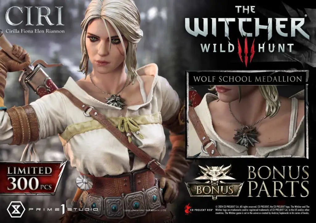 Museum Masterline The Witcher 3: Wild Hunt Ciri Fiona Elen Riannon Bonus Version Scale Figure