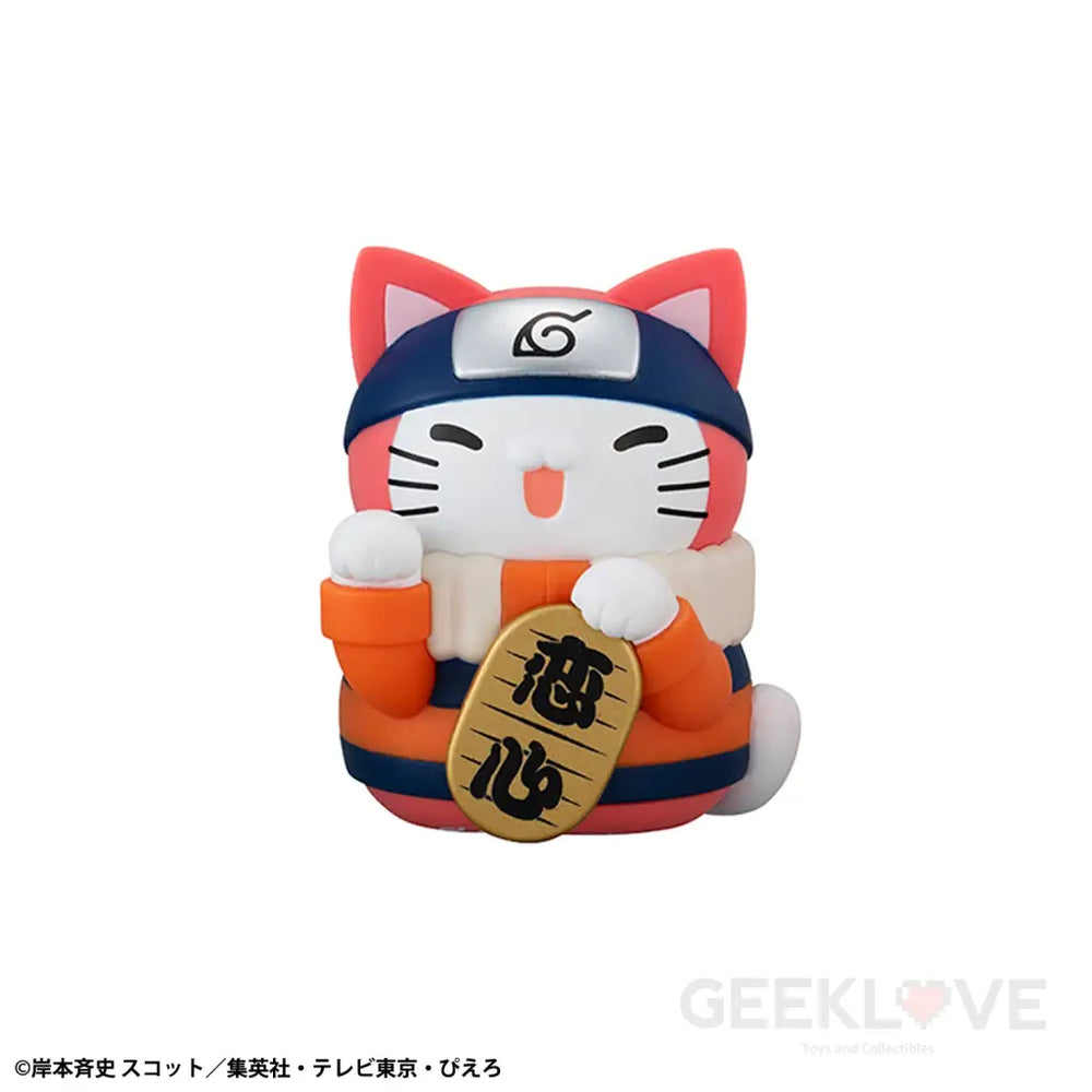 NARUTO MEGA CAT PROJECT Nyaruto Colorful FORTUNE CAT (SET OF 6) Mega Cat Project