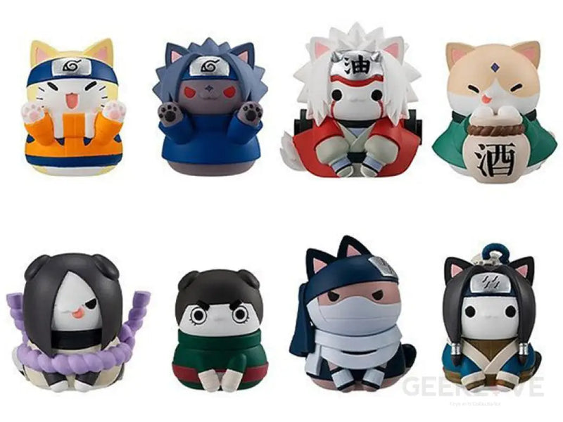 Naruto Nyaruto! Sasuke-Kun Come On Over Box of 8 Figures