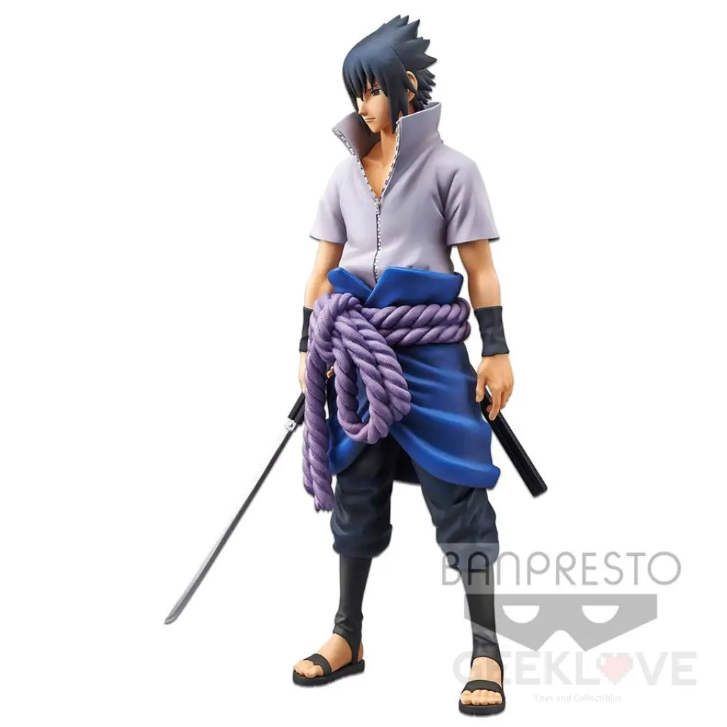 NARUTO SHIPPUDEN GRANDISTA NERO UCHIHA SASUKE - GeekLoveph