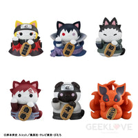 Naruto Shippuden Mega Cat Project Nyaruto Fortune Cats Naruto Uzumaki & Friends Ver. (Box Of 6) Pre