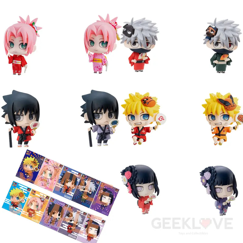 Naruto: Shippuden Petit Chara Land (10th Anniversary Ver.) Box of 10 Figures (With Gift)
