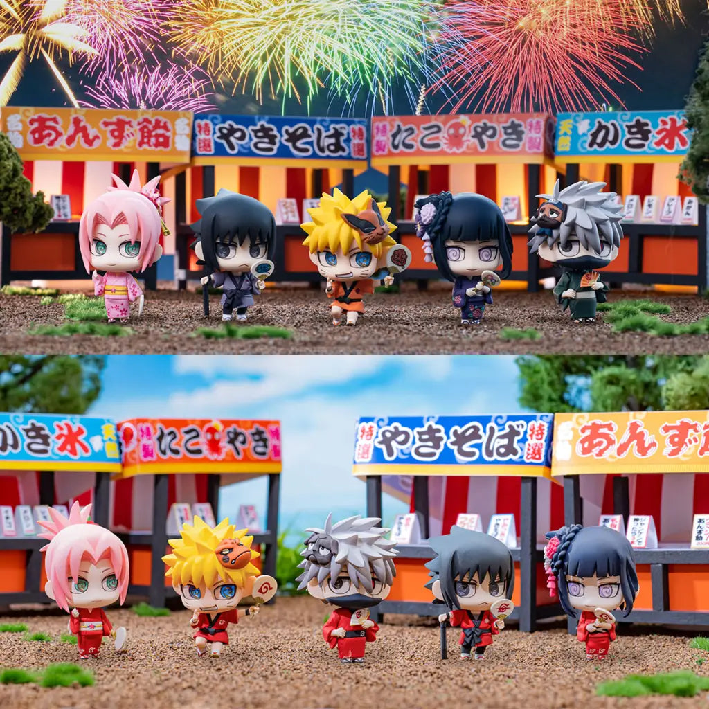 Naruto: Shippuden Petit Chara Land (10th Anniversary Ver.) Box of 10 Figures (With Gift) - GeekLoveph