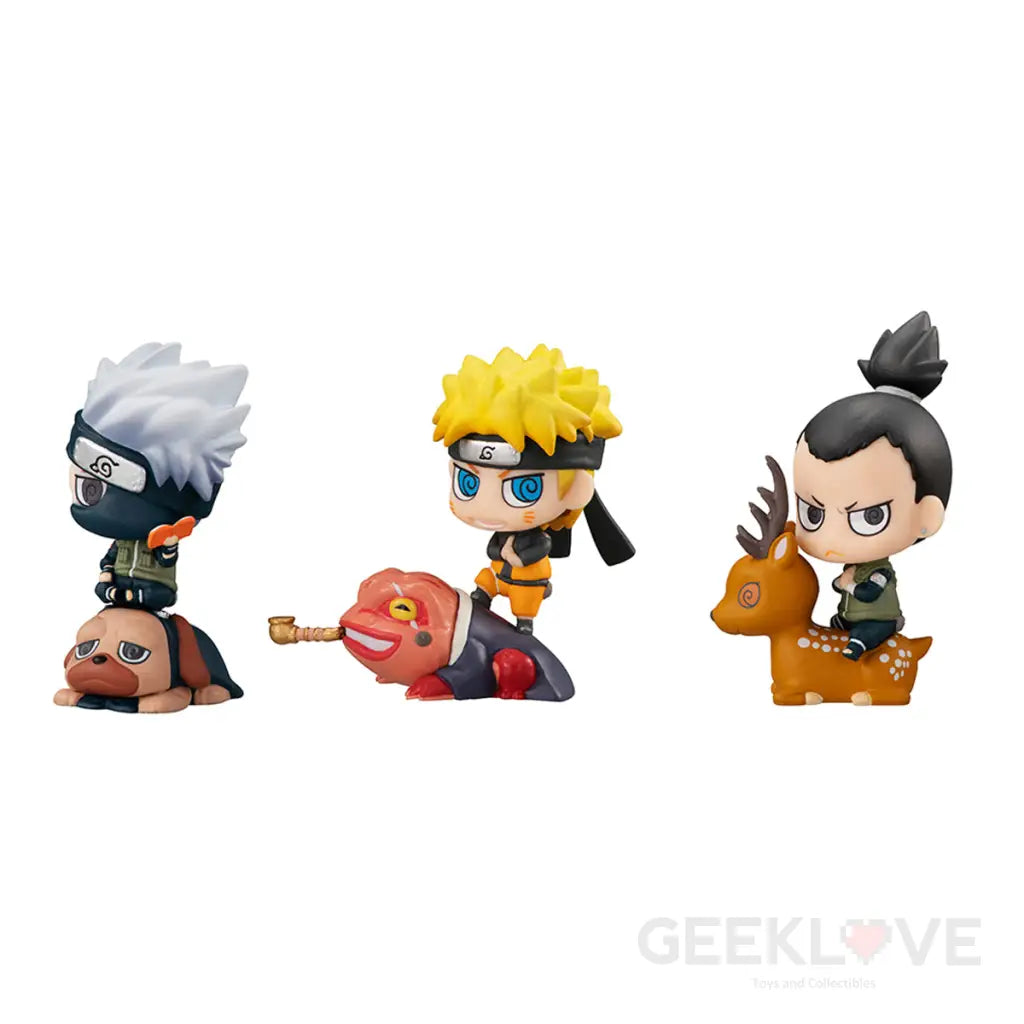 Naruto: Shippuden Petit Chara Land New Color! Kuchiyose Box of 8 Figures (With Gift) - GeekLoveph