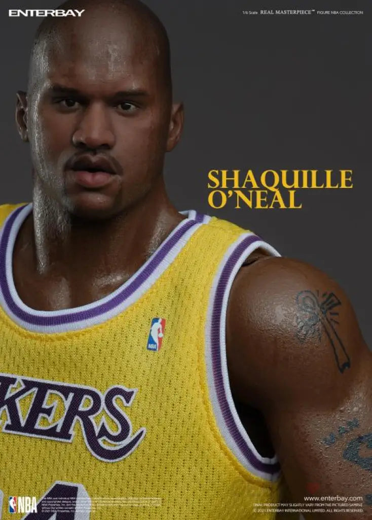 NBA Real Masterpiece Shaquille O'Neal (Lakers Home) 1/6 Scale Figure - GeekLoveph