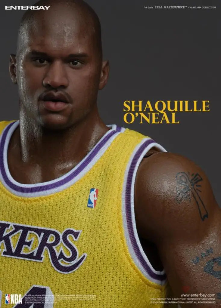 NBA Real Masterpiece Shaquille O'Neal (Lakers Home) 1/6 Scale Figure - GeekLoveph