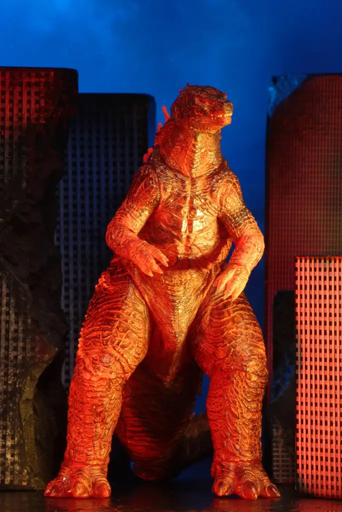 NECA - Godzilla: King of The Monsters – Godzilla Version 3 (Burning Godzilla) 12″ Head-To-Tail Figure - GeekLoveph