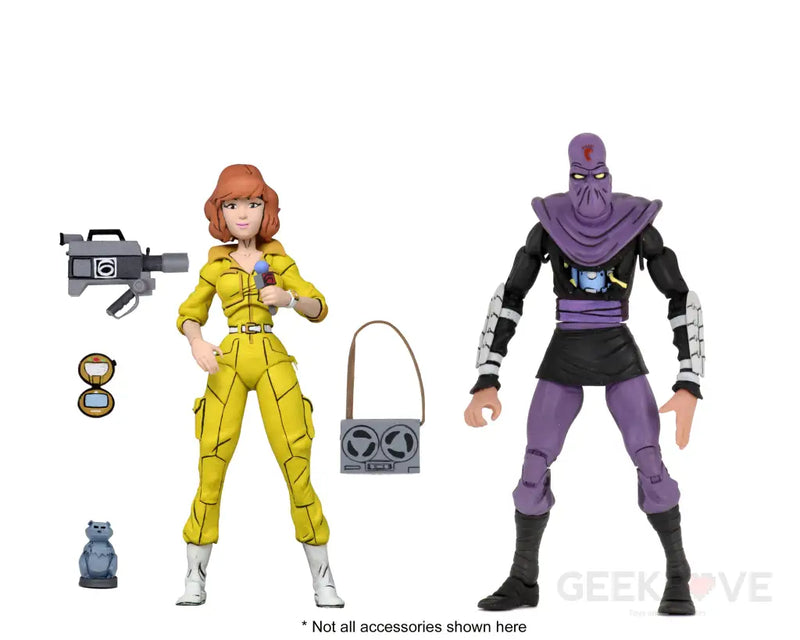 NECA: TMNT Cartoon Series 3 - April O’Neil vs Bashed Foot Soldier