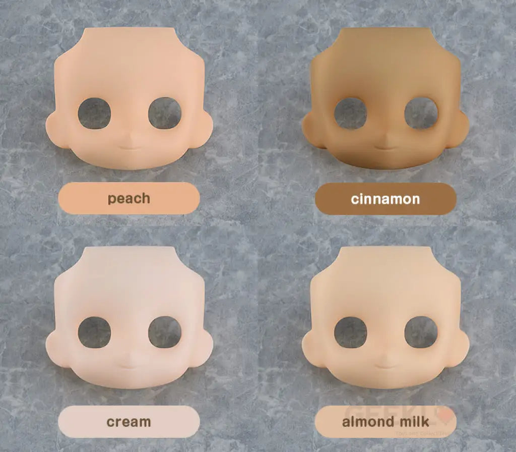 Nendoroid Doll Customizable Face Plate 00 (Cream) Set of 6 - GeekLoveph