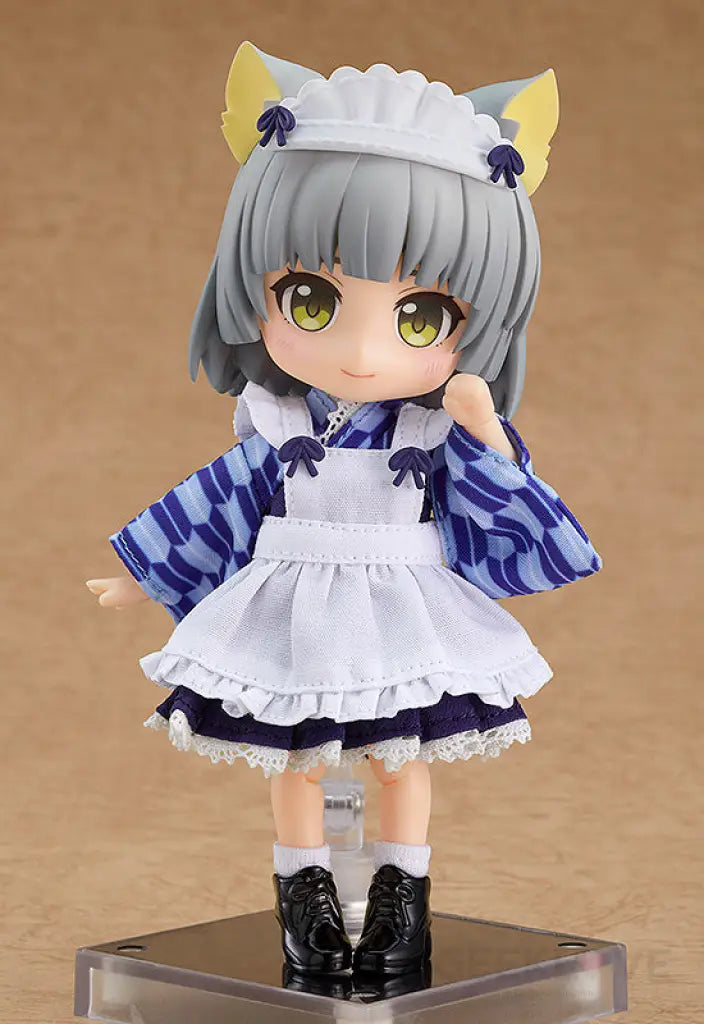 Nendoroid Doll Outfit Set (Japanese-Style Maid - Blue) - GeekLoveph