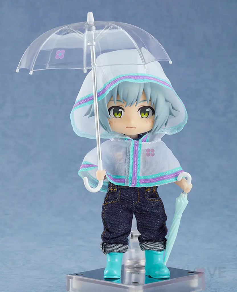 Nendoroid Doll: Outfit Set (Rain Poncho - White) - GeekLoveph