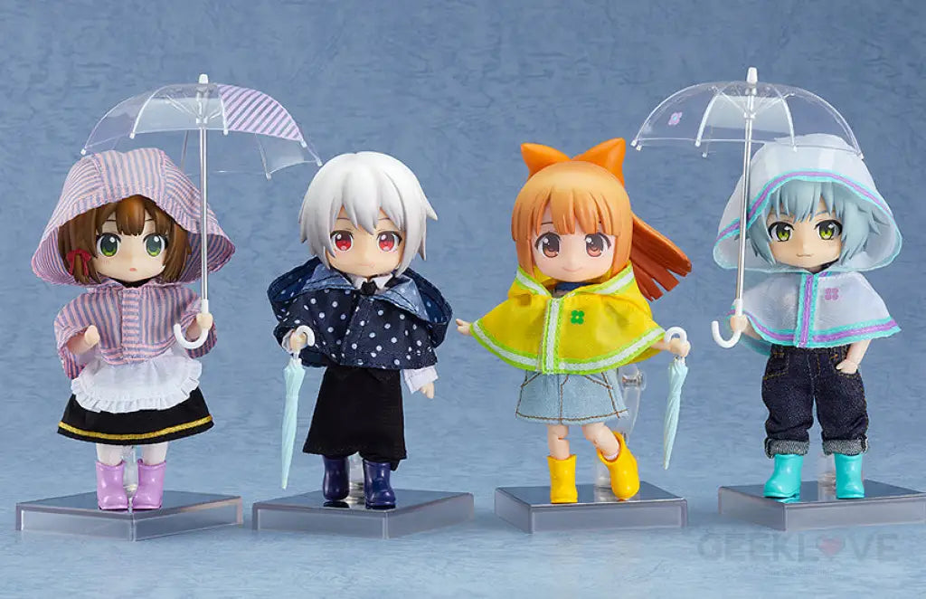 Nendoroid Doll: Outfit Set (Rain Poncho - White) - GeekLoveph