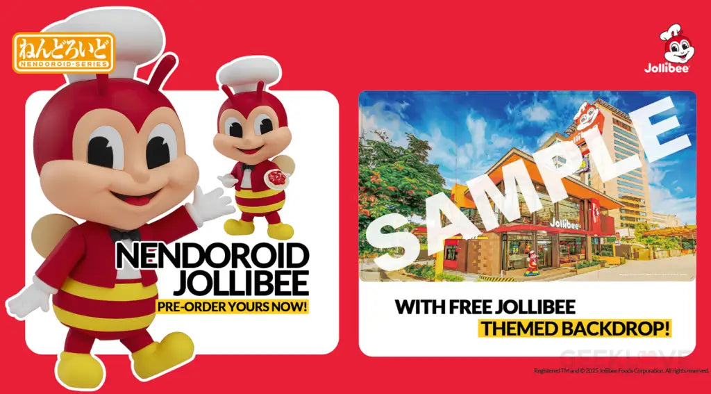 Nendoroid Jollibee (with Exclusive Jollibee Themed Backdrop) Nendoroid