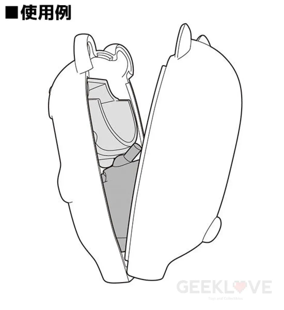 Nendoroid More: Face Parts Case (Pink Dinosaur) Preorder