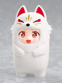 Nendoroid More Kigurumi Face Parts Case (White Kitsune) More