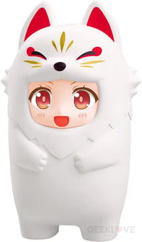 Nendoroid More Kigurumi Face Parts Case (White Kitsune) Pre Order Price More