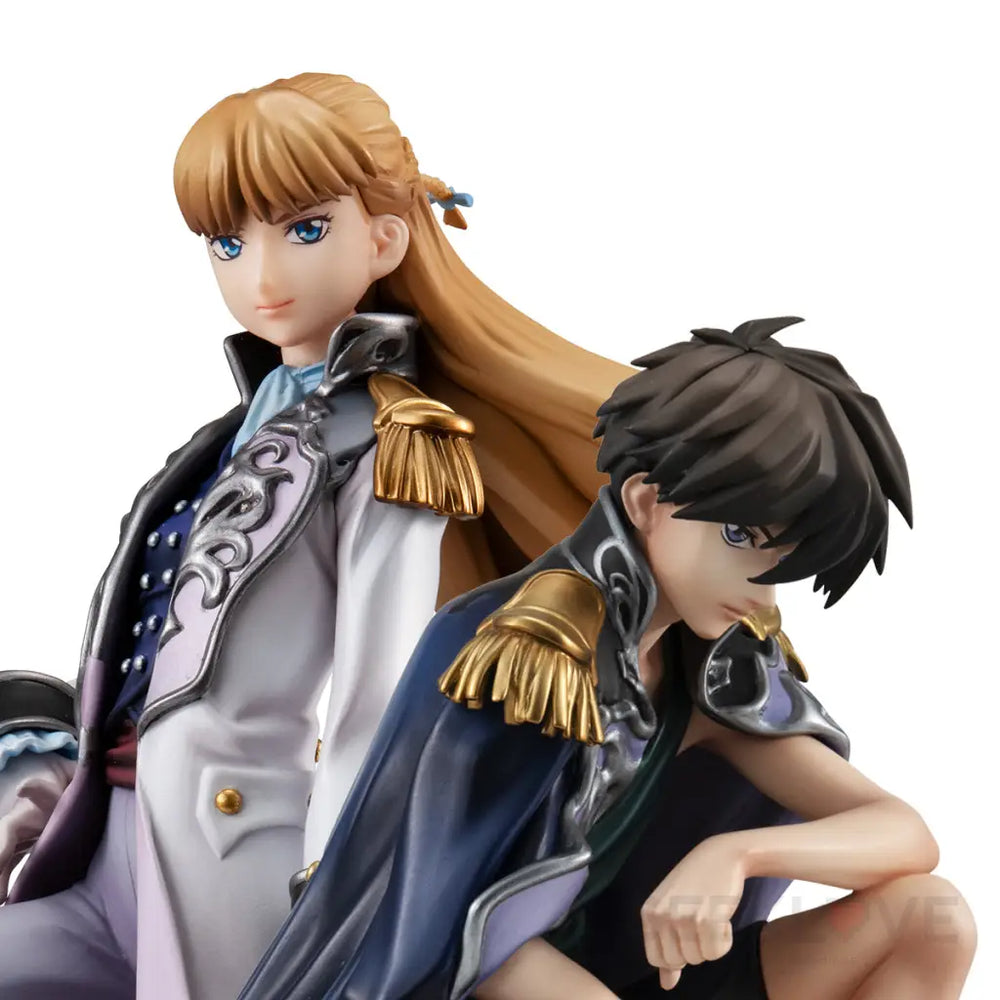 New Mobile Report Gundam Wing Alpha Omega Heero Yuy & Relena Peacecraft 30th Anniversary Repaint Ver. Pre Order Statue