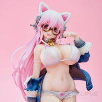 Nitroplus Super Sonico (White Cat Ver.) Figure (Reissue) - GeekLoveph