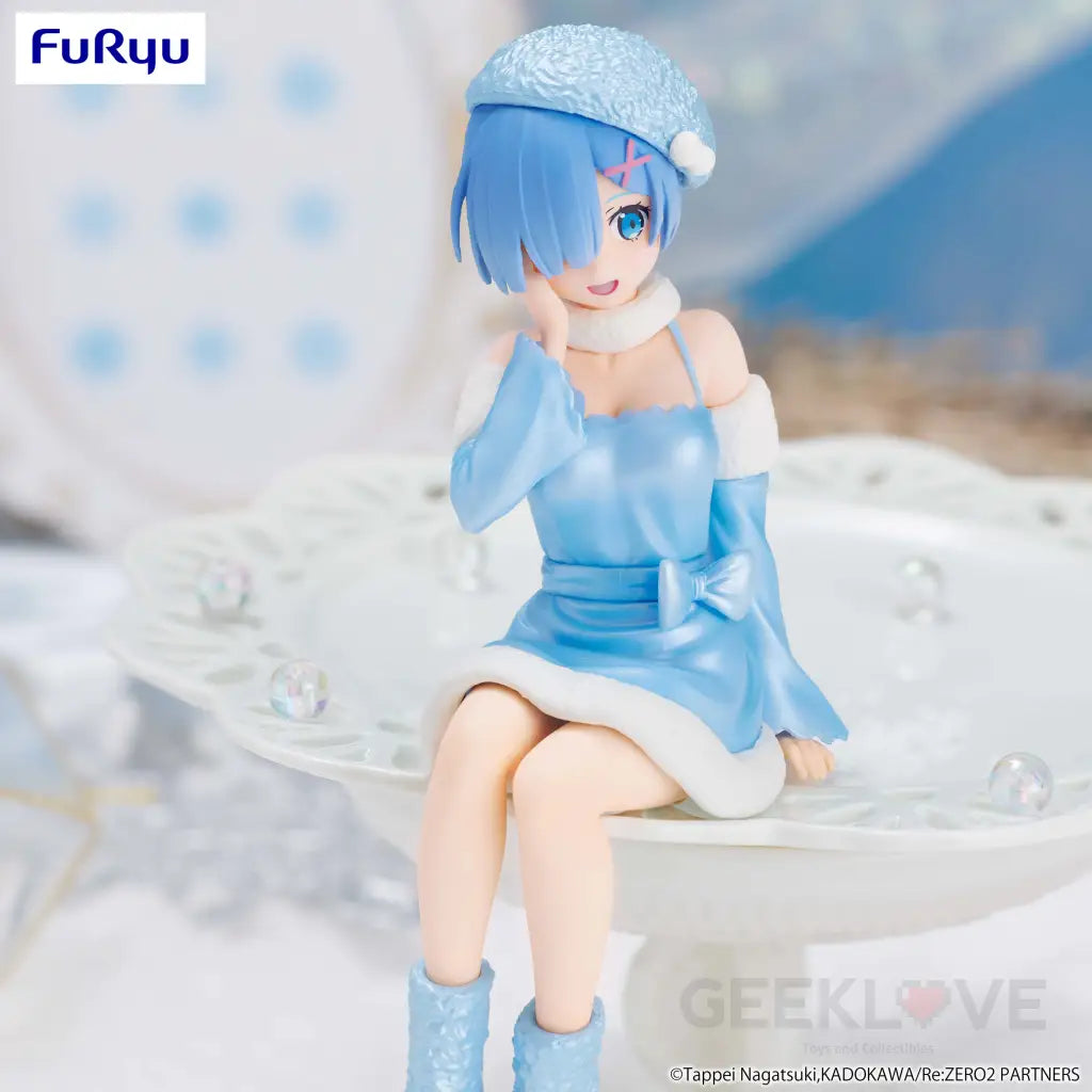 Noodle Stopper Figure Rem Snow Princess Pearl Color Ver. Prize