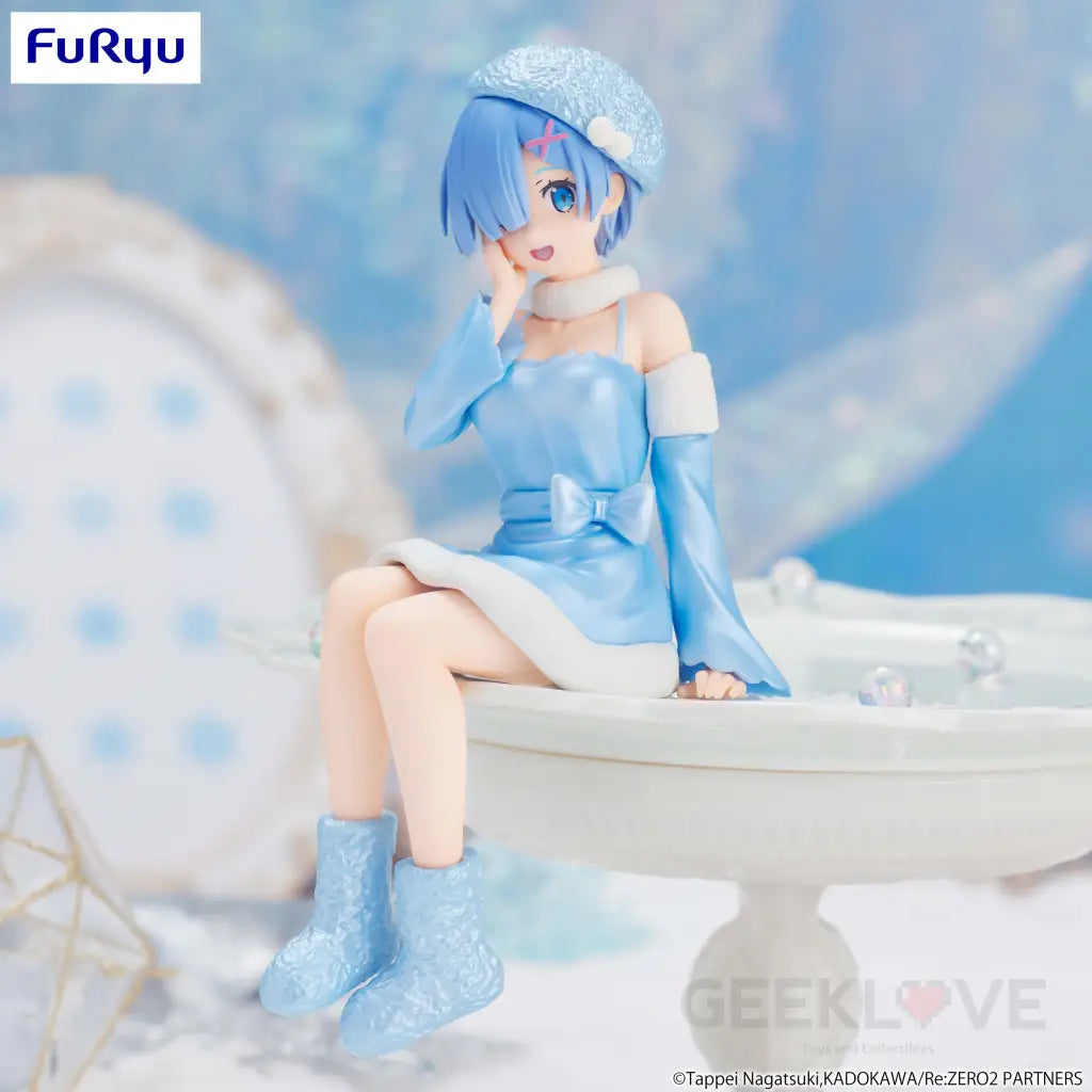 Noodle Stopper Figure Rem Snow Princess Pearl Color Ver. Prize