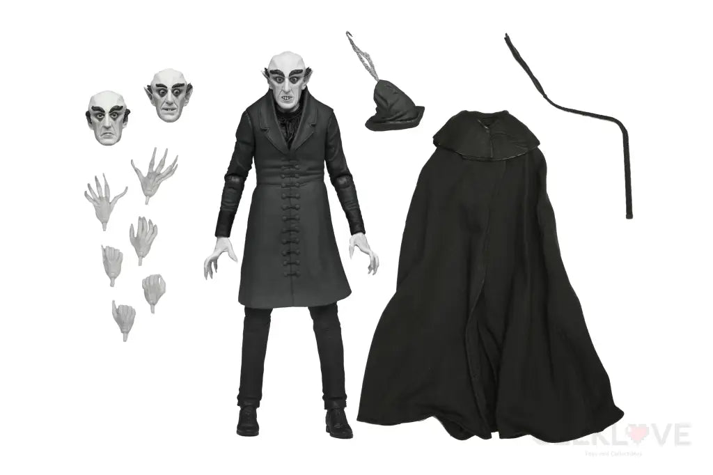 Nosferatu 7In Ultimate Count Orlok (B&W) Action Figure