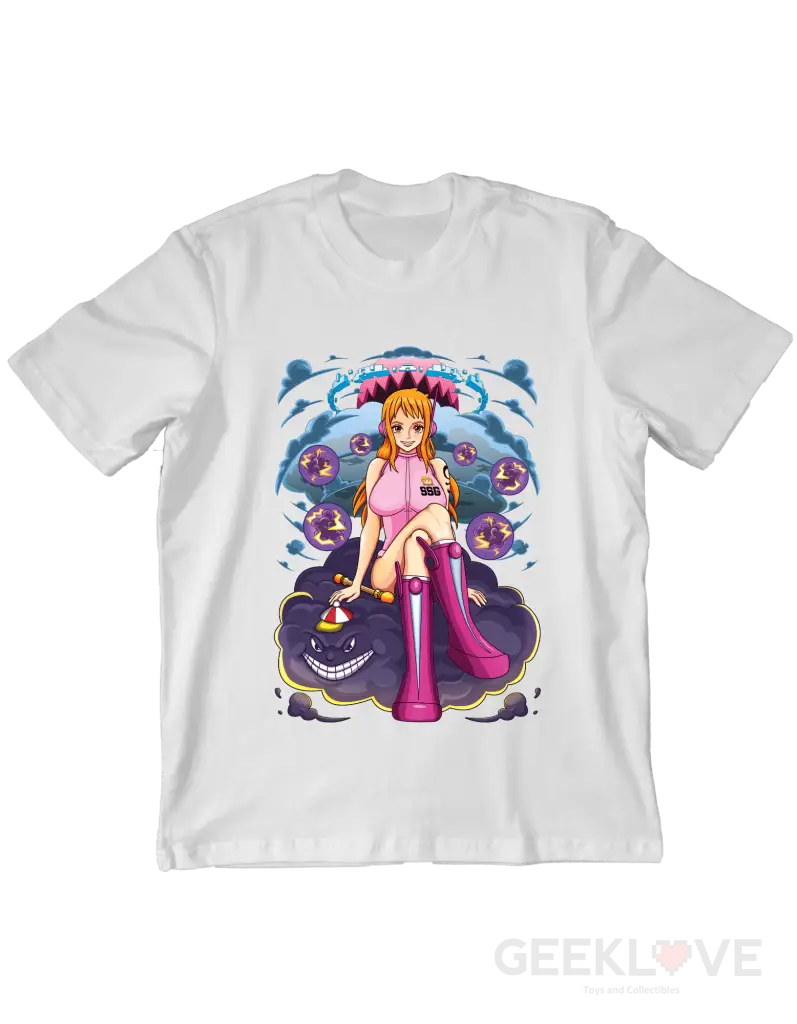 One Piece: Egghead - Nami Premium Graphic Tee Xs / White Apparel