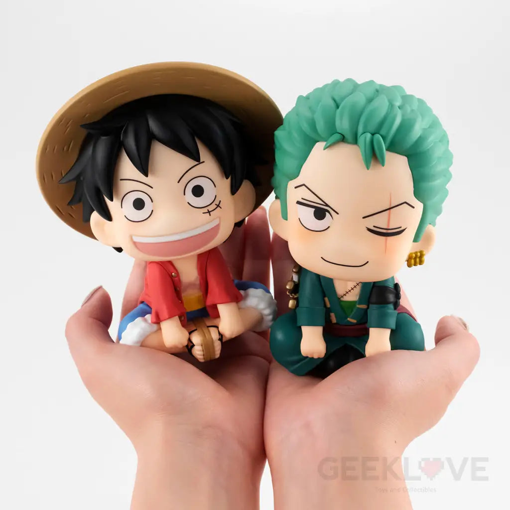 One Piece Look Up Series Luffy & Zoro Figure Set With Gift - GeekLoveph