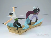 One Piece Senkozekkei Roronoa Zoro & Dracule.mihawk Prize Figure