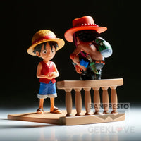 One Piece World Collectable Figure Log Stories Monkey.d.luffy & Portgas.d.ace Prize