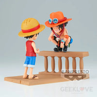 One Piece World Collectable Figure Log Stories Monkey.d.luffy & Portgas.d.ace Prize