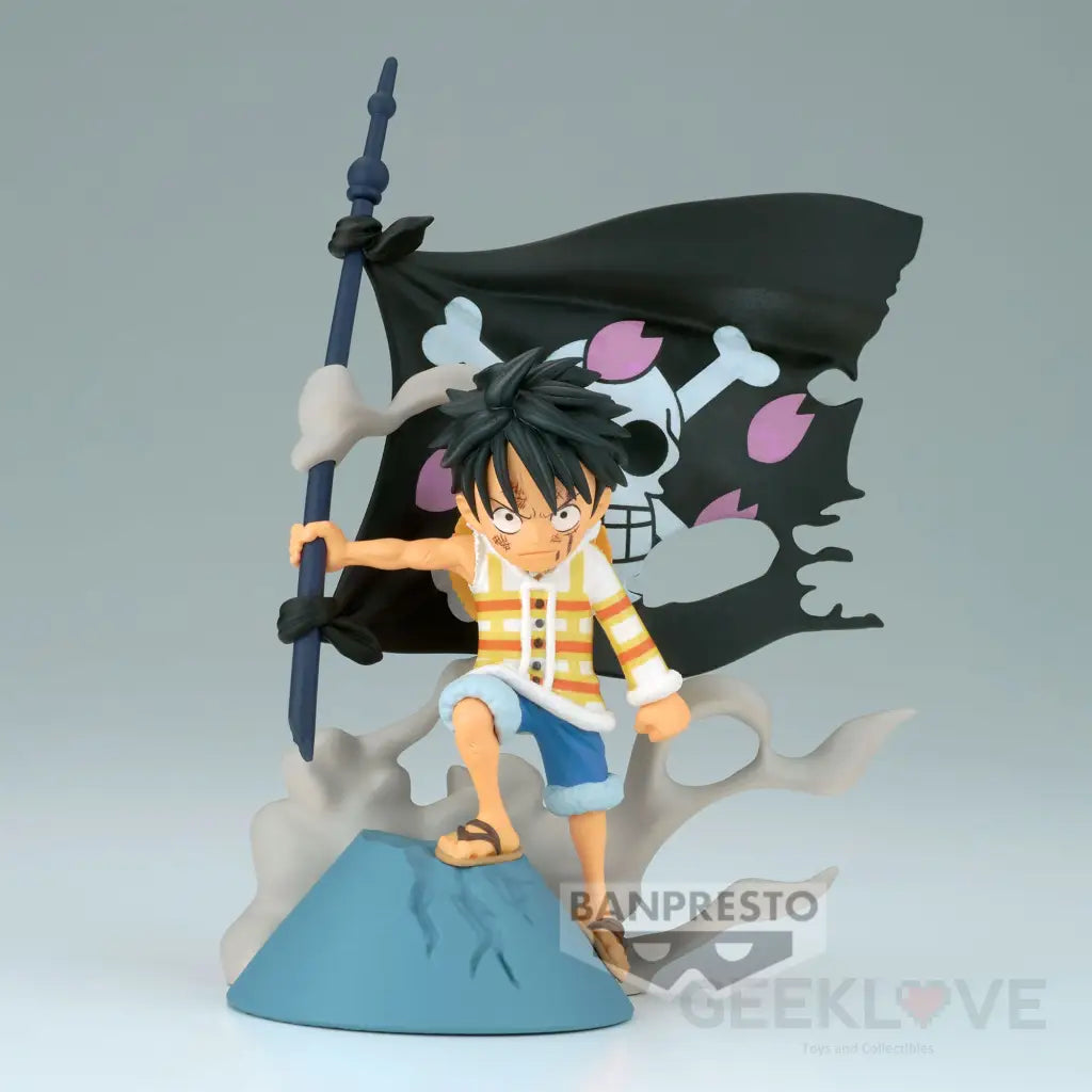 One Piece World Collectable Figure Log Stories Monkey.d.luffy Prize