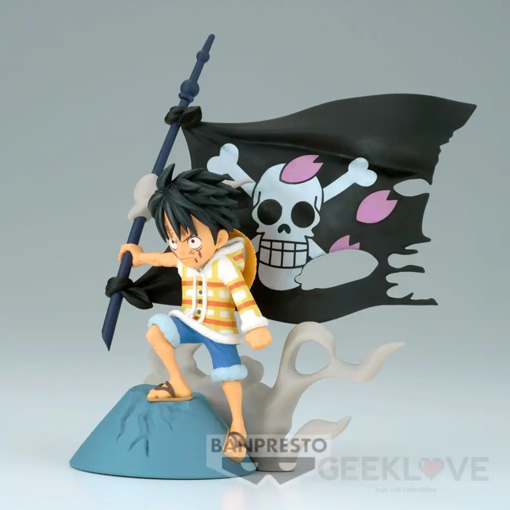 One Piece World Collectable Figure Log Stories Monkey.d.luffy Prize