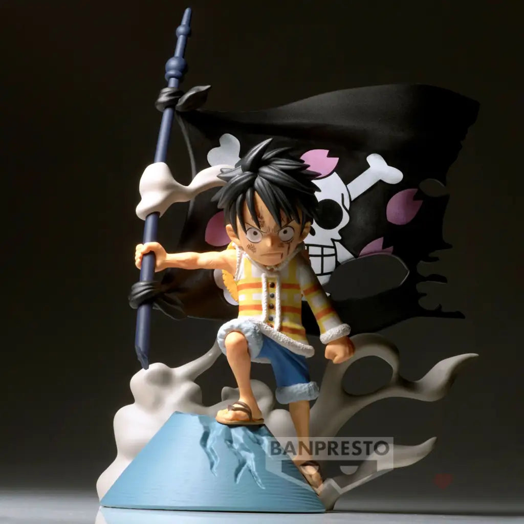 One Piece World Collectable Figure Log Stories Monkey.d.luffy Prize