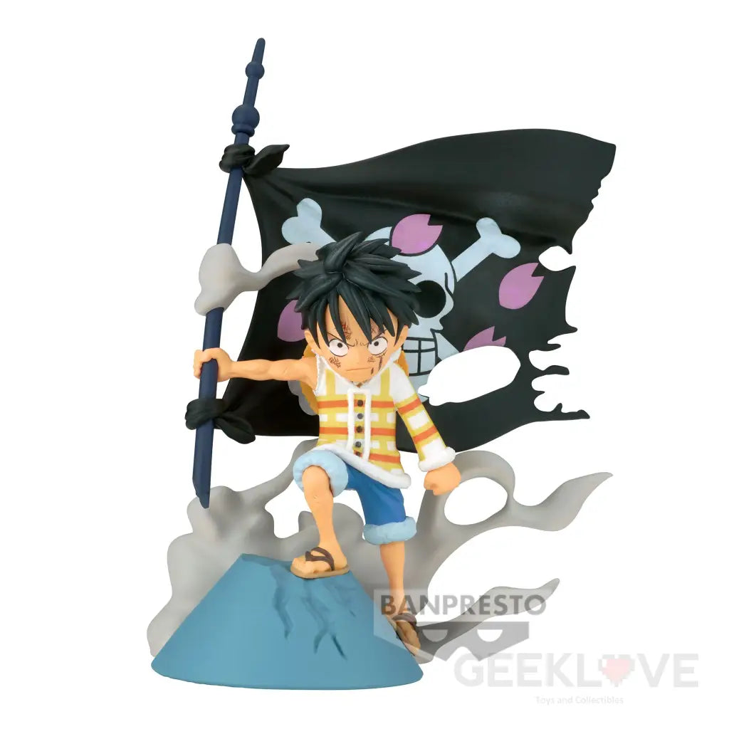 One Piece World Collectable Figure Log Stories Monkey.d.luffy Prize