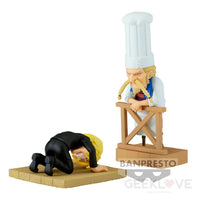 One Piece World Collectable Figure Log Stories Sanji & Zeff-2 Prize