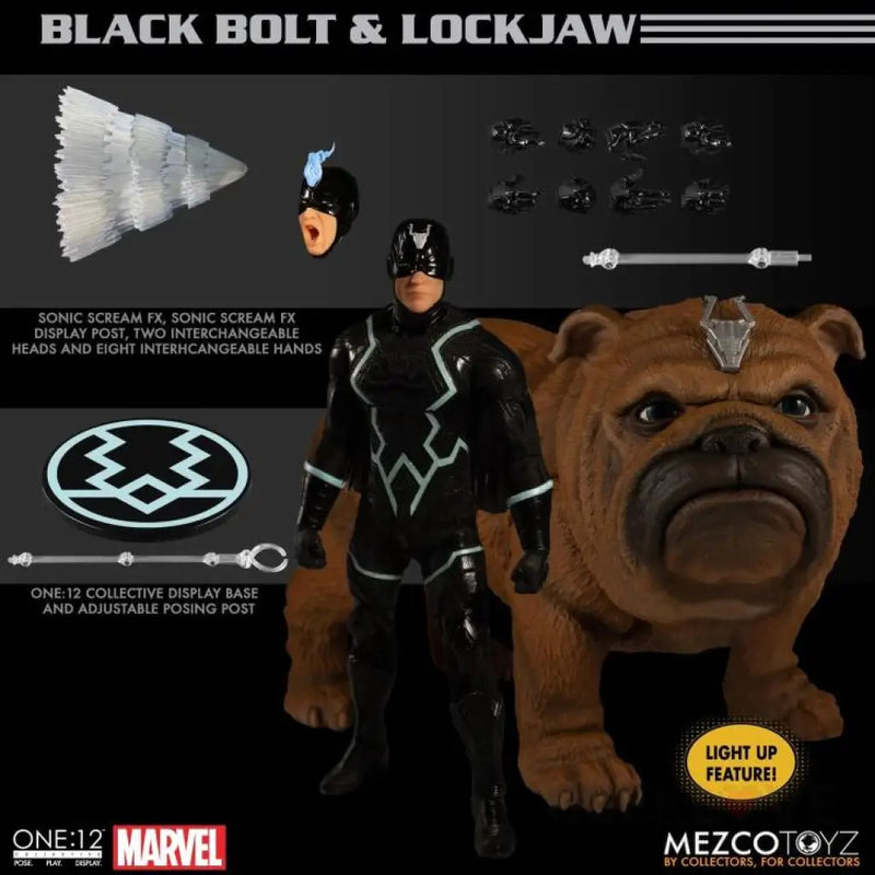 One:12 Collective Black Bolt and Lock Jaw