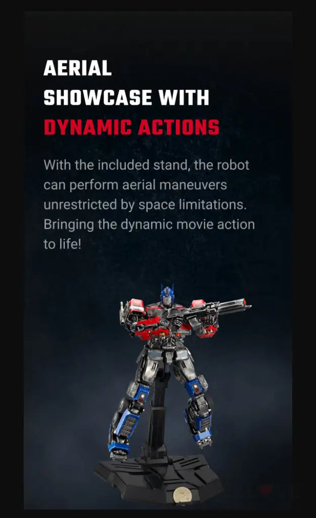 Optimus Prime Rise Of The Beasts Signature Robot (Limited Edition) Action Figure